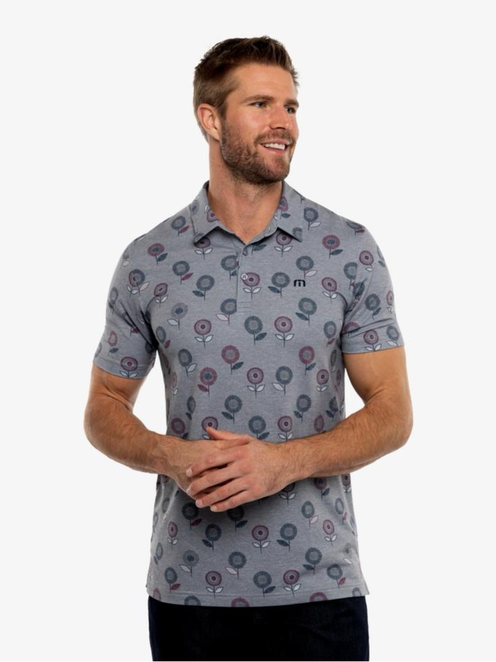 Travis Matthews Preboarding Golf Polo Shirt *logo*